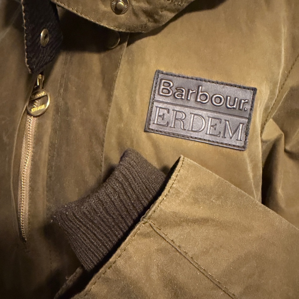 ERDEM x Barbour Dhalia Wax Jacket sand - Picture 12 of 17